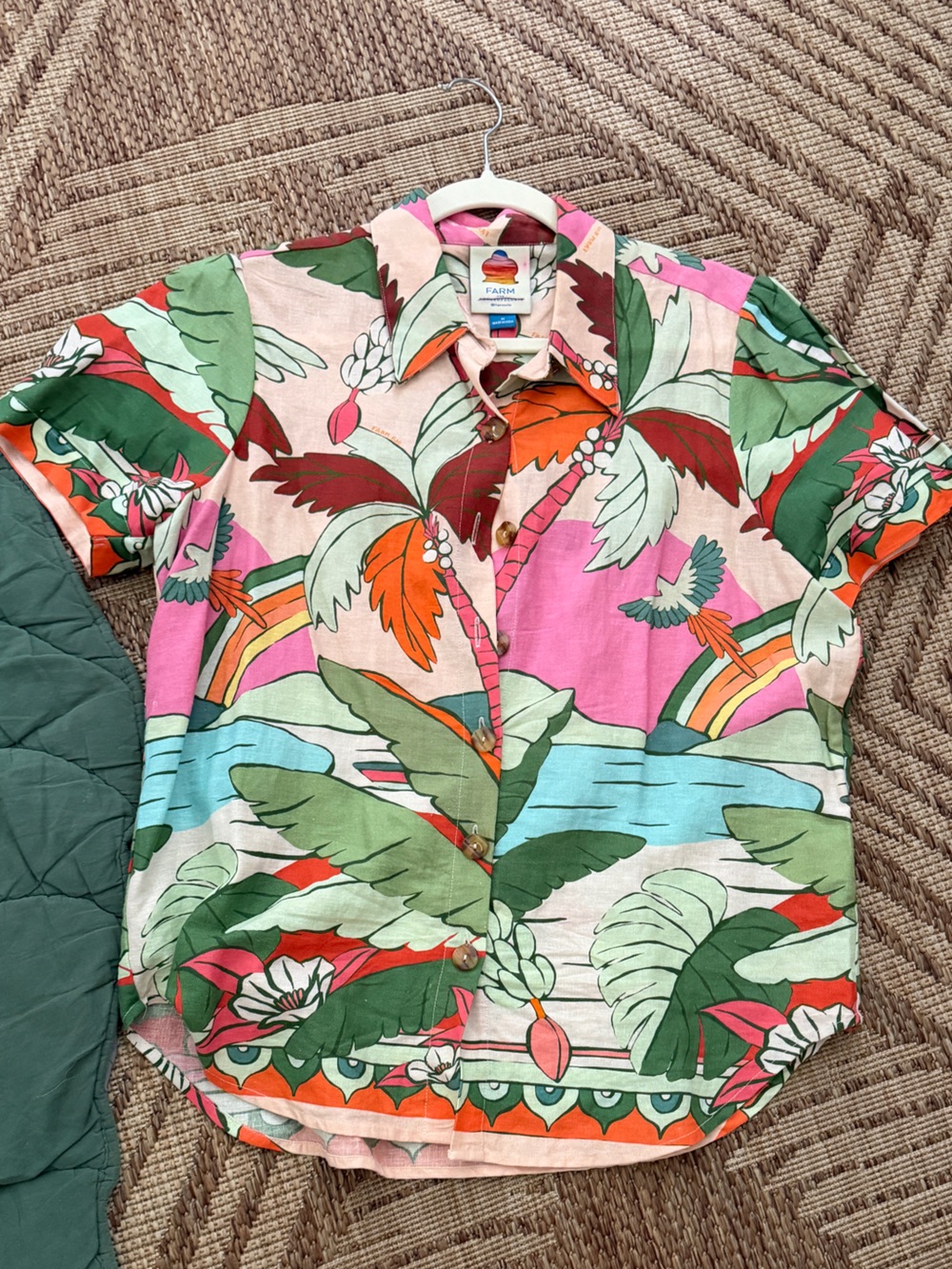 Farm Rio Surf Buttondown - Picture 5 of 7